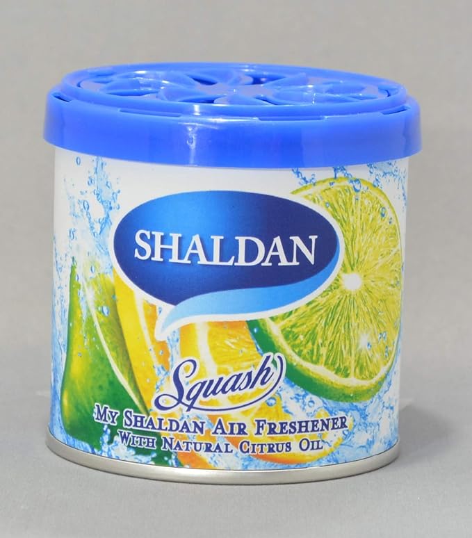 My Shaldan 7 packs Assorted Scent Car Air Freshener (Apple, Lemon, Lime, Peach, Mixed Berry, Orange, Squash Scents)