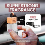 Car Air Freshener for Women - Belle La Vie | Irresistible Scent | Odour Eliminator with Essential Oils | Car Air Fresheners Vent Clip | Long Lasting Automotive Diffuser by Perfa