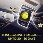 Car Air Fresheners, Vanilla, 6-Pack, 4ml Each, Odor Eliminator