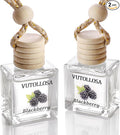 2-Pack Car Air Fresheners, Car Deodorizer, Blackberry Scented Air Freshener – Long Lasting Hanging Car Air Freshener for Men and Women, Car Scent Diffuser by VUTOLLOSA