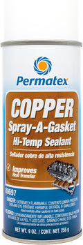 Permatex 80697 Copper Spray-A-Gasket Hi-Temp Adhesive Sealant, 9 oz. net Aerosol Can
