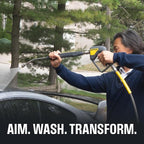 Active Washer Extension Wand for Hard to Reach Areas During car wash at Home and for Professional Detailing - Short Pressure Washer Wand Replacement with 1/4” Quick Connect
