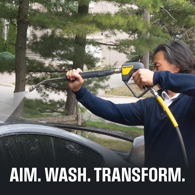 Active Washer Extension Wand for Hard to Reach Areas During car wash at Home and for Professional Detailing - Short Pressure Washer Wand Replacement with 1/4” Quick Connect