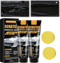 2 Set 2026 New Car Scratch Removal Wax, Scratch Remover for Vehicles, Car Scratch Repair Paste with Sponge, Car Polishing Wax Scratchs Remover Cars Paint Scratchs Repair Kit for Deep Scratches