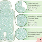 Pinkunn 2 Pcs Gel Car Seat Cooling Pad for Baby Summer Breathable Ice Cushion Multifunctional Ice Stroller Cooler Mat for Stroller Baby Dining Chair Child Safety Seat(Mixed Color,Floral)