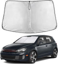EcoNour Windshield Sunshade Compatible for Volkswagen VW Golf/Rabbit/GTI / R32 MK6 2009-2012 2013 2014, Sun Visor for Front Windshield & Window Sun Shade Cover, UV Heat Protector, Car Accessories