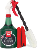 Griot's Garage Wheel Cleaning Kit, Includes Wheel Cleaner, Long-Reach Scrubbing Wheel Brush, and Two Mitts, 11224
