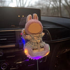 Car Air Freshener Vent Clip with Light Used for Jelly Cat Car Seat,Have A Seat Compatible with Fuggler Accessories (Battery Type-Purple) s (USB Type-Pink)