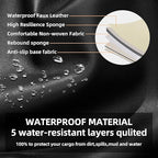 AOMSAZTO Seat Covers for Jeep Wrangler JK: 2011 2012 4-Door Leather Car Seat Covers Full Set