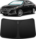 INSAUTO Custom Fit Windshield Sun Shade Accessories for Hyundai Sonata 2015-2019, Foldable Front Window Sunshade, UV & Heat Reflector, Keeps Interior Cool, Includes Storage Bag