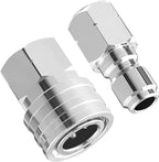 RIDGE WASHER Pressure Washer Adapter Set, 3/8 Inch Quick Connect Kit, Stainless Steel Female NPT Fitting, 5000 PSI, 2 Pack
