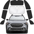 Car Window Shades Intended for Subaru Outback 2020-2025, Privacy Window Covers 8PCS for Side, Rear & Windshield, Car Shield Sunshade for Privacy Protection, Heat Blocking, Camping and Parking