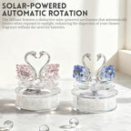 Swan Car Diffuser - Perfume Aromatherapy Diffuser, Solar-Powered Car Air Fresher Elegant Car Interior Accessory (Blue, Medium)