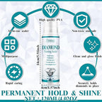 Diamond Painting Sealer, Puzzle Glue Clear, Diamond Painting Accessories with Permanent Fixation and Shining Effect, Diamond Painting Art Glue for 5D Diamond Painting, Puzzle and DIY Crafts (120ml*3)