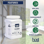 HOST® Dry Extraction Cleaner - Natural, Non-Toxic, Biodegradable Cleaning Compound for Carpets, Grouted Tile, and Textured Floors - Low Moisture Formula, Safe for People & Pets, 2.5 lb Shaker Jar
