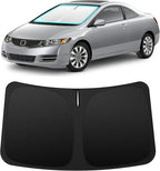 INSAUTO Custom Fit Windshield Sun Shade Accessories for Honda Civic 2006-2011, Foldable Front Window Sunshade, UV & Heat Reflector, Keeps Interior Cool, Includes Storage Bag