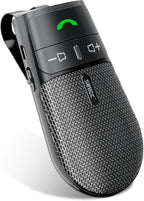 Hands-Free Bluetooth Speaker for Car: Handsfree Wireless Speaker Kit for Cell Phone in Car - Support Auto Power On Siri Google Voice Assistant with Mic Compatible with Samsung Android iPhone