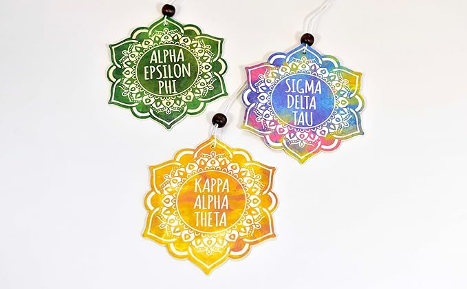 Delta Delta Delta - Mandala Air Freshener - 2/Pack