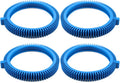 Funmit 896584000-143 Blue Front Tire Kit with Super Hump Replacement for Haywood Poolvergnuegen Select Pool Cleaners and Perfectly Compatible with Hayward Phoenix Cleaners (Pack of 4)