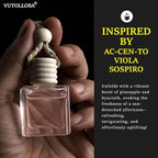 2- Pack Afternoon Symphony Car Air Freshener Hanging Long Lasting Car Scent Essential Oil Diffuser Car Perfume Inspired Fragrances for Men and Women by VUTOLLOSA