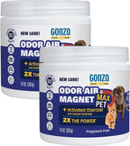 Gonzo Natural Magic Air Activated Charcoal - 2 Pack - for Litter Boxes Cages and Pet Beds 14 Ounce