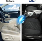 West Llama Front Car Seat Cover Protector, Comfortable Velvet Bottom Seat Cover Fits 95% of Vehicles,Cars,SUVs,Sedans,21.26 × 20.86 Inch(2PC-Black)