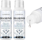 LANBEIDE 2 Pack 240ML Diamond Painting Sealer, 5D Diamond Painting Art Glue Permanent Hold & Shine Effect Sealer for Diamond Painting and Puzzles