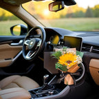Fresh Flowers Mini Dried Flowers Bouquet for Car Air Vent Clips, Car Air Outlet Perfume Decoration, Air Fresheners Interior Accessories,Automotive Air Fresheners (yellow, Random fragrance)