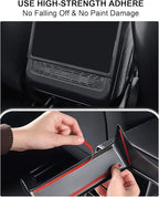 for Tesla Rear Ac Vent Cover & Air Freshener Model Y Juniper Model 3 Highland Accessories 2025 2026 Air Condition Vent Trim Cover with Adapter & Model Y Car Diffuser Set 4 Scents Aromatherapy