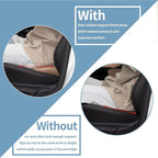 Car Seat Cushion, Memory Foam Seat Pad for Sciatica and Lower Back Pain Relief, Seat Cushion for Car Seat Driver (Beige)