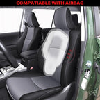 AOMSAZTO Custom Fit Seat Covers for Toyota 4Runner 2011-2024 Full Set Car Seats Cover for 4Runner Accessories Black&Grey(5 Seats Model Only)