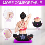 Gel Seat Cushion for Long Sitting (Large & Thick), Soft & Breathable, Gel Cushion for Wheelchair, Gel Chair Cushion for Hip Pain, Gel Seat Cushion for Office Chair (Black Cover)