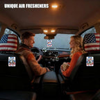 Car Air Fresheners USA 250th Anniversary Ornament Merchandise, Hanging Car Accessories Interior for 250 Year Party Decor American Patriotic Collectors US Citizens 4th of July Decorations Gifts