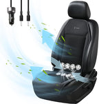 FLORICH Cooling Car Seat Covers with 8 Turbo Fans Blowing & Suction Ventilated Car Seat Cushion 12V-24V 3-Speed Adjustable Car Seats Cooling Pad Universal Fit for Car SUV Truck Van Summer Driving