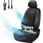 FLORICH Cooling Car Seat Covers with 8 Turbo Fans Blowing & Suction Ventilated Car Seat Cushion 12V-24V 3-Speed Adjustable Car Seats Cooling Pad Universal Fit for Car SUV Truck Van Summer Driving