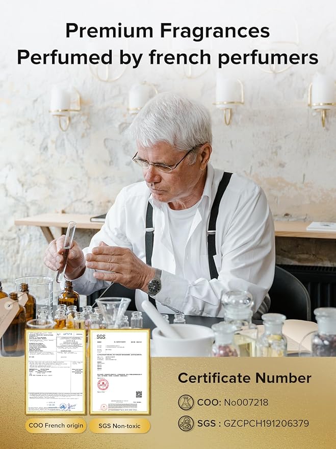 Ceeniu CF8 Scenic Fragrance (Aquatic Scent: OCEANIC SAGA) refill - 1200 Sprays, Natural French Fragrance, CF8 Car Aroma Diffuser