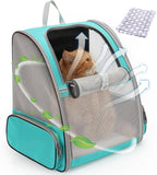 Lollimeow Cat Backpack Carrier, Ideal for Small Animals & Puppies, Airline Approved,Safe for Travel, Hiking, Vet Transport & Outdoor Use Fully Ventilated Design for Ultimate Comfort On-the-Go