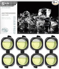 Car Air Freshener Vent Clips, 8 Pack, Provides Long-Lasting Scent, Up to 240 Days, Odor Eliminator (Ice Scent)
