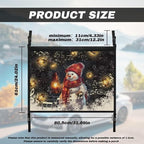Snowman Lamp Car Roof Storage Bag Car Seat Storage Hanging Bag Premium Car Seat Organizer One-Size-Fits Tidy Pouch Pocket Storage for Small Items