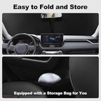 for 2019-2026 Toyota RAV4 - Premium Sunshade for Ultimate Heat & UV Protection, Foldable Front Windshield Sun Shade for SUV Crossover, TRD Off-Road, LE XLE XSE Hybrid Adventure Accessories