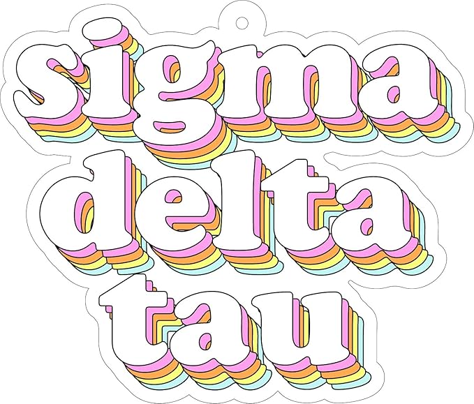 Sigma Delta Tau - Retro Air Freshener - 2/Pack