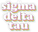 Sigma Delta Tau - Retro Air Freshener - 2/Pack