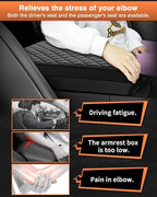 Shademax Custom for 2024 2025 2026 Hyundai Santa Fe Center Console Cover Armrest Cover Santa Fe Hybrid Accessories Arm Rest Cushion Pad Leather Middle Console Cover Armrest Seat Box Protector