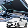 SINGARO Universal 300T Car Windshield Sun Shade, Foldable Reflective for Windshield & Window Shades with Overlapping Design, Car Interior Accessories (64.5" L x 33" W)