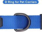 Pawtitas Dog Seat Belt | Pet Safety Seat Belt with Adjustable Strap for Small to Large Dogs | Exceeds Dog Safety Standards | Keep Your Dog Secure in The Car - Blue Car Seat Belt for Dogs
