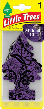Little Trees Air Freshener Tree' - 'Midnight Chic' Fragrance MTR0075 - for Car Home - 1 Unit