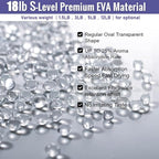 MUBYOK 18lb Premium Unscented Aroma Beads for DIY Car Freshies Eva Beads Bulk Supplies