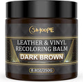 2025 New Advanced Leather Recoloring Balm,Dark Brown Leather Repair Kit for Furniture,Leather Dye Filler,Leather Color Restorer for Couches,Leather Scratch Remover for Car Interior