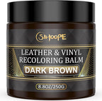 2025 New Advanced Leather Recoloring Balm,Dark Brown Leather Repair Kit for Furniture,Leather Dye Filler,Leather Color Restorer for Couches,Leather Scratch Remover for Car Interior