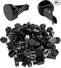 50 PCS Car Metal Air Vent Clips, Auto Perfume Air Outlet Clips Replacement, Air Freshener Clips with Plastic Slot Suitable for Most Vehicle, Universal Car Accessories